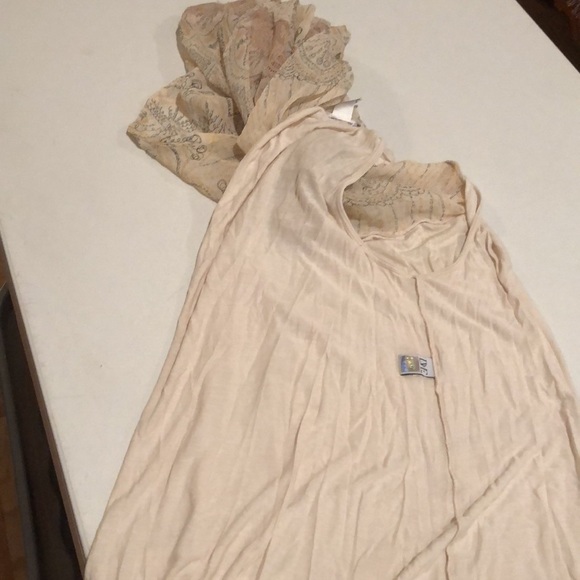 Diane Von Furstenberg DVF size 10 vintage silk lined  Tank sheer scoop neck - Picture 11 of 15